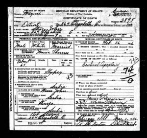 steve john death certificate