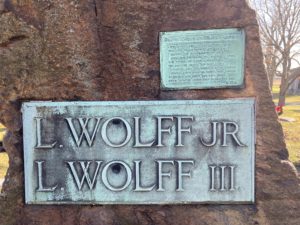 Wolff monument