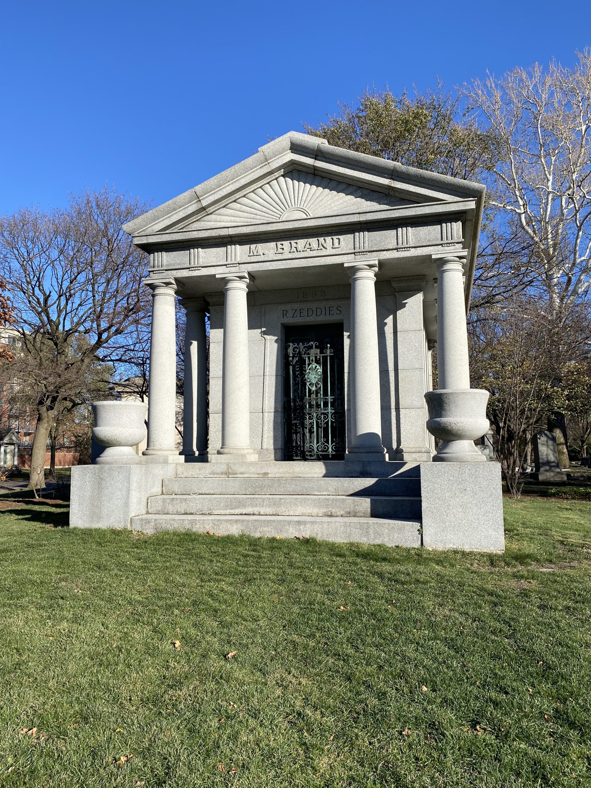 Brand mausoleum